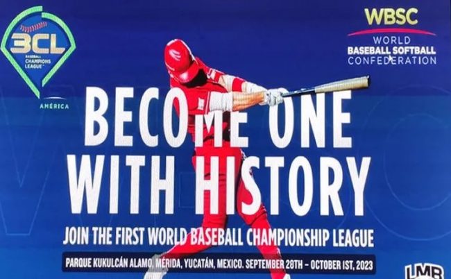 liga de campeones de béisbol logotipo