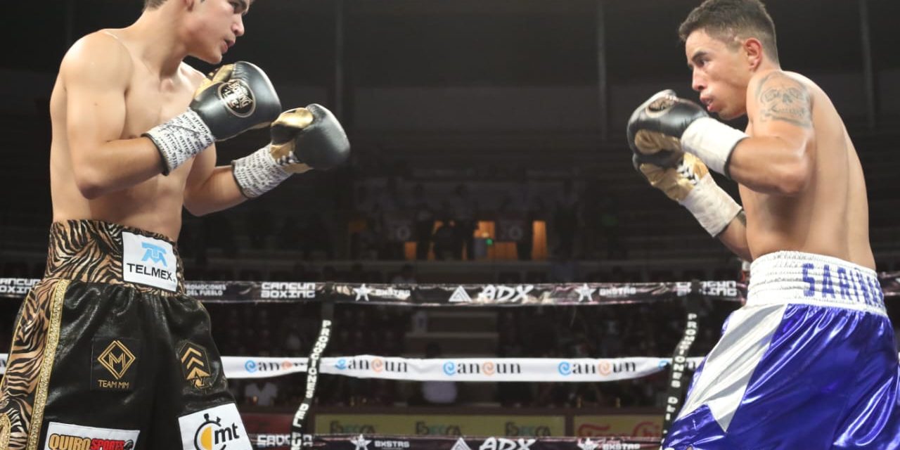 David General Cuéllar vs. Marlon Yaqui Ríos Sariñana, gkot 3 1 del 180823 en Plaza de Toros de Cancún