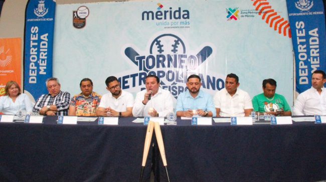 Jesús Aguilar Aguilar, Mario Zapata, Armando Manzanilla, presentación torneo metropolitano, clasificatorio para la meridana, del 020823 en Harbor Plaza