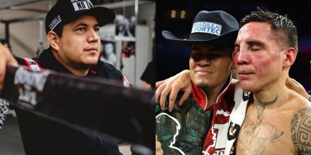 fotocomposición Eddy Reynoso con öscar Valdez y Emmanuel Vaquero Navarrete