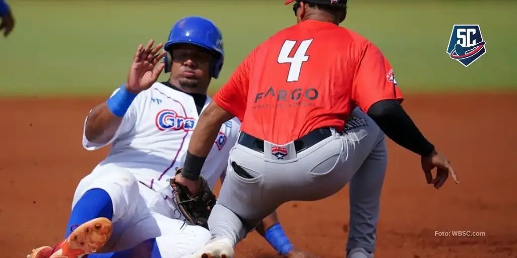 Alazanes de Granma vs. Fargo-Moorhead RedHawks , 1er juego en la historia de la Baseball Cha,mpions League, 3×1, del 280923 en parque Kukulcán de Mérida