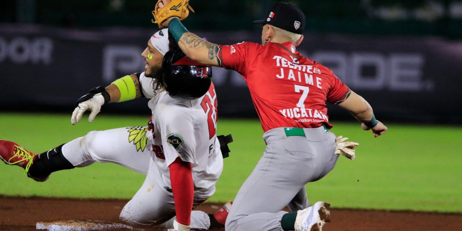 Fargo-Moodhead RedHawks vs. Leones de Yucatán, juego 2 para ambos de la Champions League, 2×1, del 290923 en Mérida, 2a derrota de los Leones, Marco Jaime