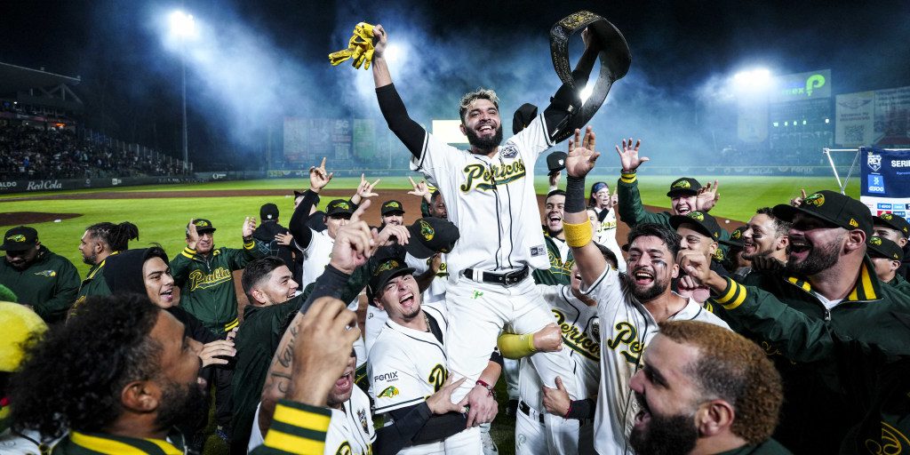 Pericos de Puebla vs. Algodoneros del Unión Laguna, juego 5 serie del Rey. ventaja Puebla 3-2, 6×5, del 130923 en Puebla, Leo Germán, hir productor de la 6a carrera en la 9a