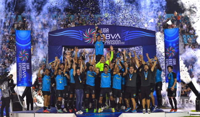 Cancún F.C. vs. Atlante, juego de vuelta, gran final torneo de Apertura de la Liga de Expansión, 3-0, del 031223 en Cancún
