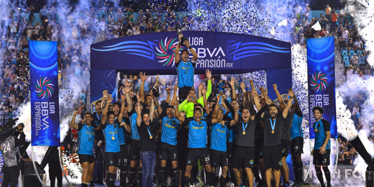 Cancún F.C. vs. Atlante, juego de vuelta, gran final torneo de Apertura de la Liga de Expansión, 3-0, del 031223 en Cancún