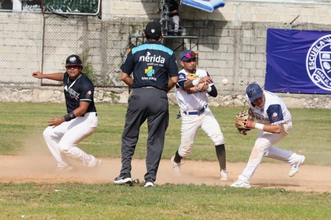 Diablos de la Bojórquez vs. Universidad Modelo, 2o juego, 2o fin de semana, serie quedó empatada, 6×2, 3 del 231223 en Cordemex