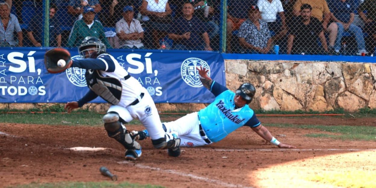 Horchateros de Yaxkukul vs. Universidad Modelo, 1er juego de la temporada, 1er fin de semana, 1ero de la serie, debut de ambos en la Liga Meridana, 9×7, 5 del 161223 en Cordemex