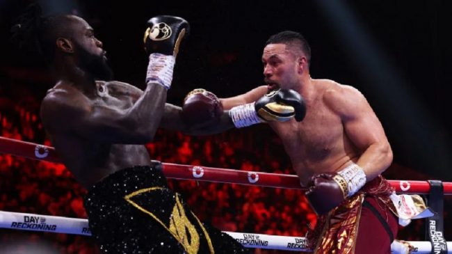 Joseph Parker vs. Deontay Wilder gdu 12 del 231223 en Riyadh, Arabia Saudita