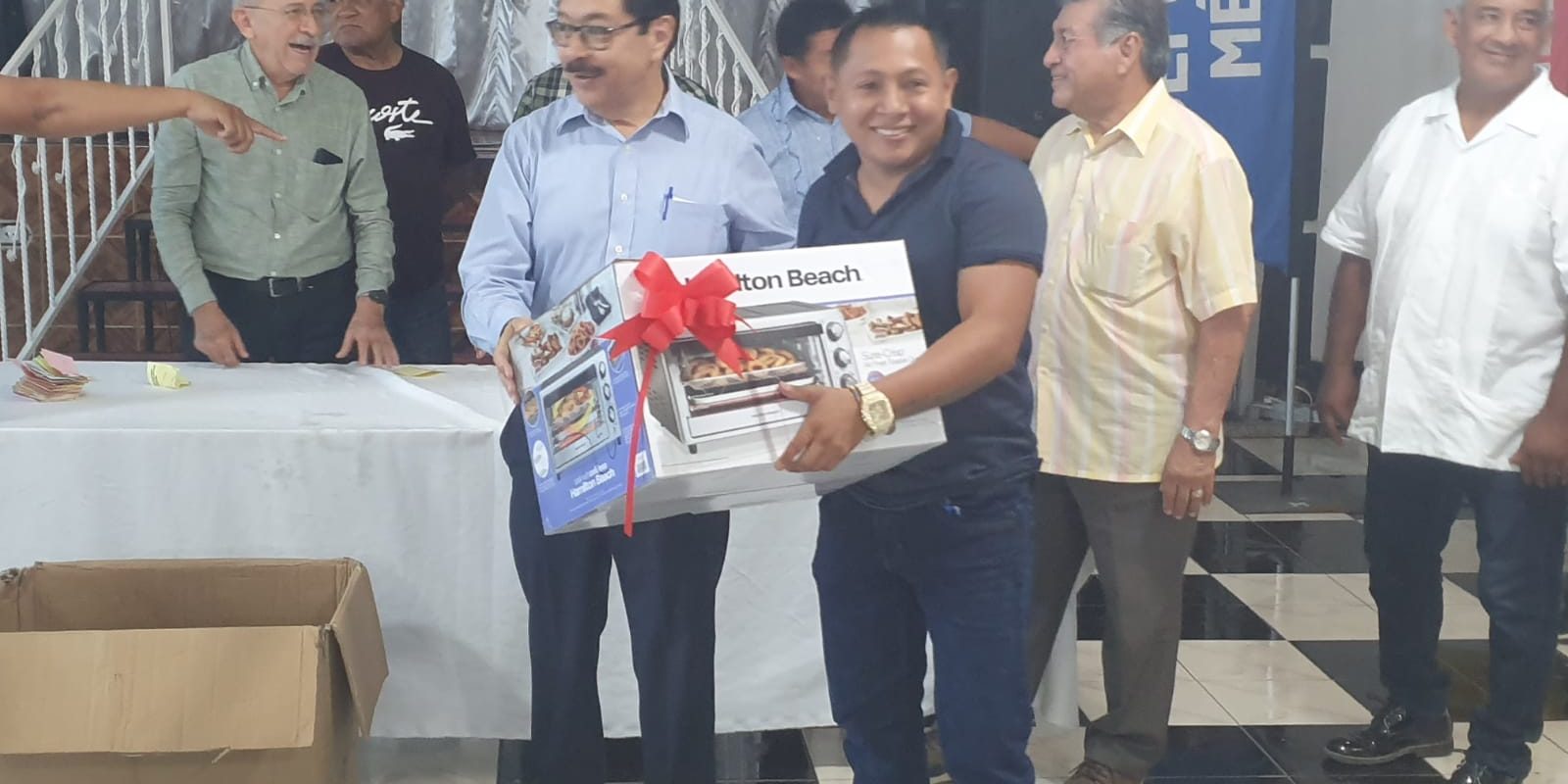 Omar Panaderito Ek día del boxeador 2023, del 091223 en Sala de Fiestas Cecilia, con Raúl Jiménez Ávila, Mario Mena, Maro Chalé