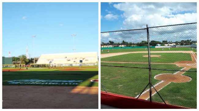 fotocomposición estadio beto ávila y campo víctor cervera pacheco de Kanasín