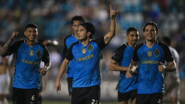 Cancún F.C. vs. Alebrijes de Oaxaca, fecha 2 torneo de clausura Liga de Expansión, 3-0, 1 del 160124 en Cancún