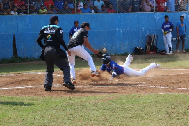 Diablos de la Bojórquez vs. Senadores de la Morelos, 5a semana, 2o de la serie, serie empatada, 6×5, del 140124 en la Morelos