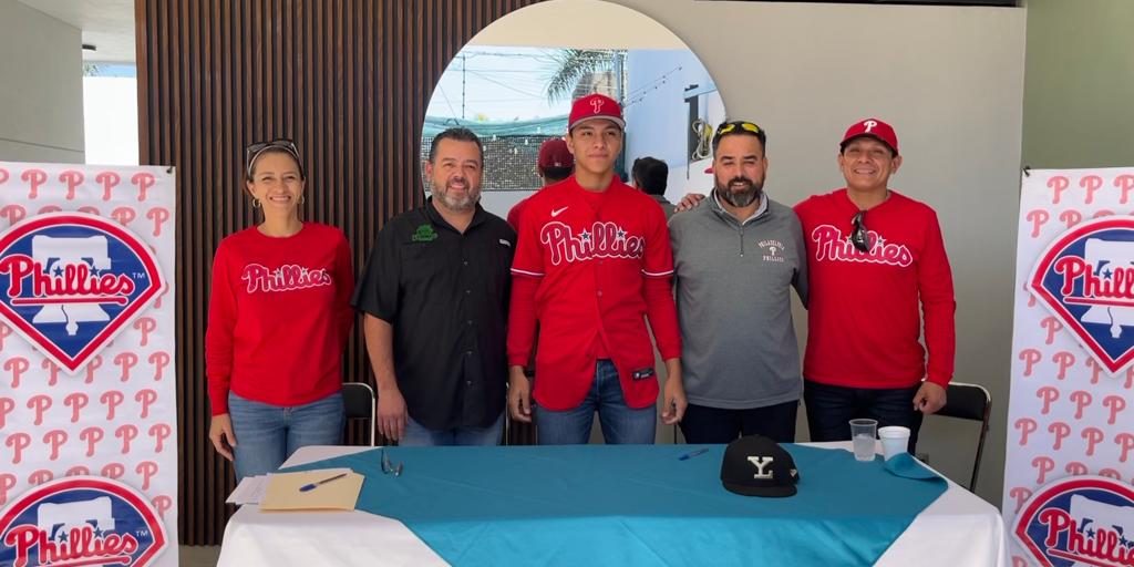 Jorge Guzmán, prospecto tapatío de los Leones de Yucatán, firmado el 150124 por los Filis de Filadelfia en Guadalajara