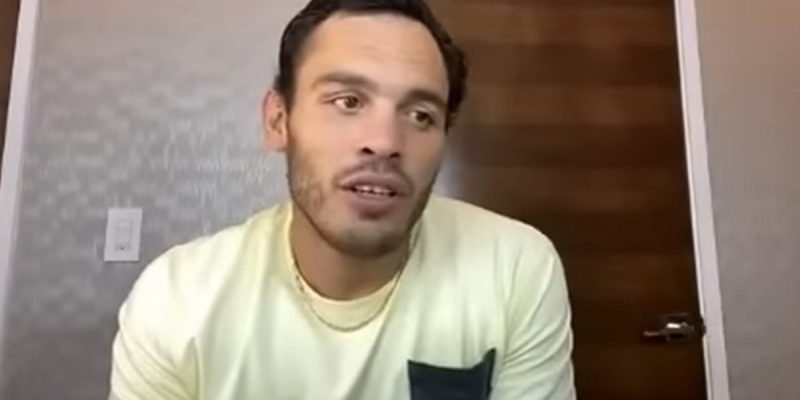 Julio César Chávez jr. con cara de drogado