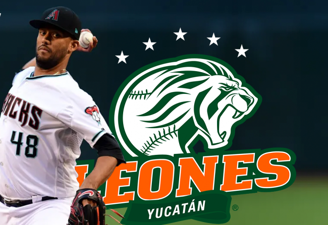 Randall Delgado, contratado por los Leones de Yucatán el 290124 1