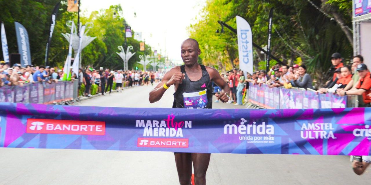 Rodgers Ondati, ganador del Maratón de Mérida, del 070124