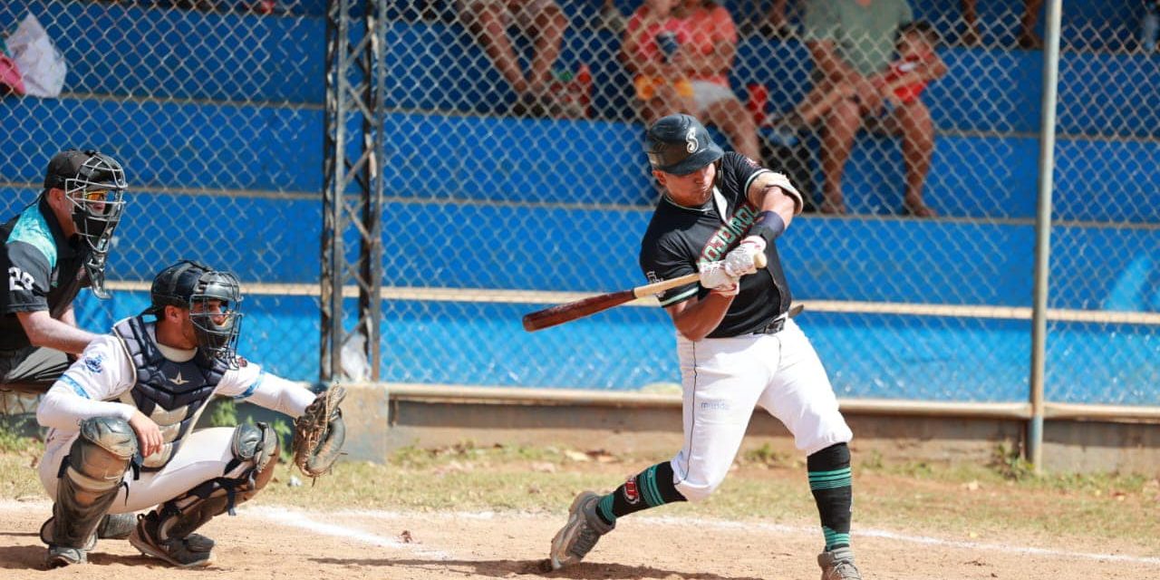 Azulejos de la Dolores Otero vs. Diablos de la Bojórquez, fecha 11, 1er juego, 6×5, 1 del 280224 en la Bojórquez, eliminan a los Diablos
