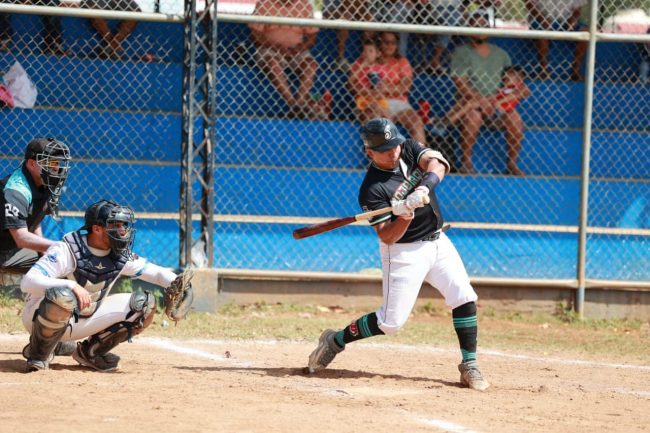 Azulejos de la Dolores Otero vs. Diablos de la Bojórquez, fecha 11, 1er juego, 6×5, 1 del 280224 en la Bojórquez, eliminan a los Diablos