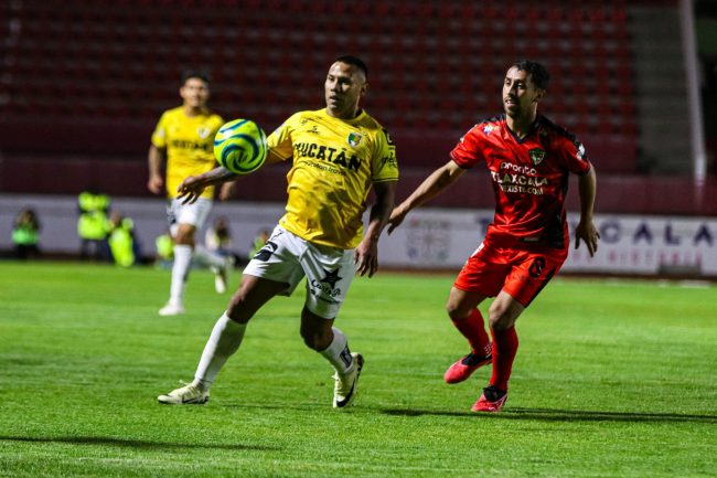 Coyotes de Tlaxcala vs. Venados de Yucatán, fecha 7, torneo de clausura de la Liga de Expansión, 1-0, del 210224 en Tlaxcala, los Venados pierden su invicto, pero siguen de líderes generales