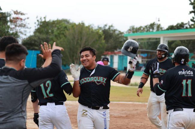 Diablos de la Bojórquez vs. Horchateros de Yaxkukul, fecha 9, 2o de la serie, 11×10, 3 del 180224 en Yaxkukul