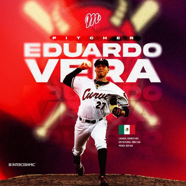 Eduardo Vera, anuncio llegada a los Diablos procedente de Monclova, del 020523