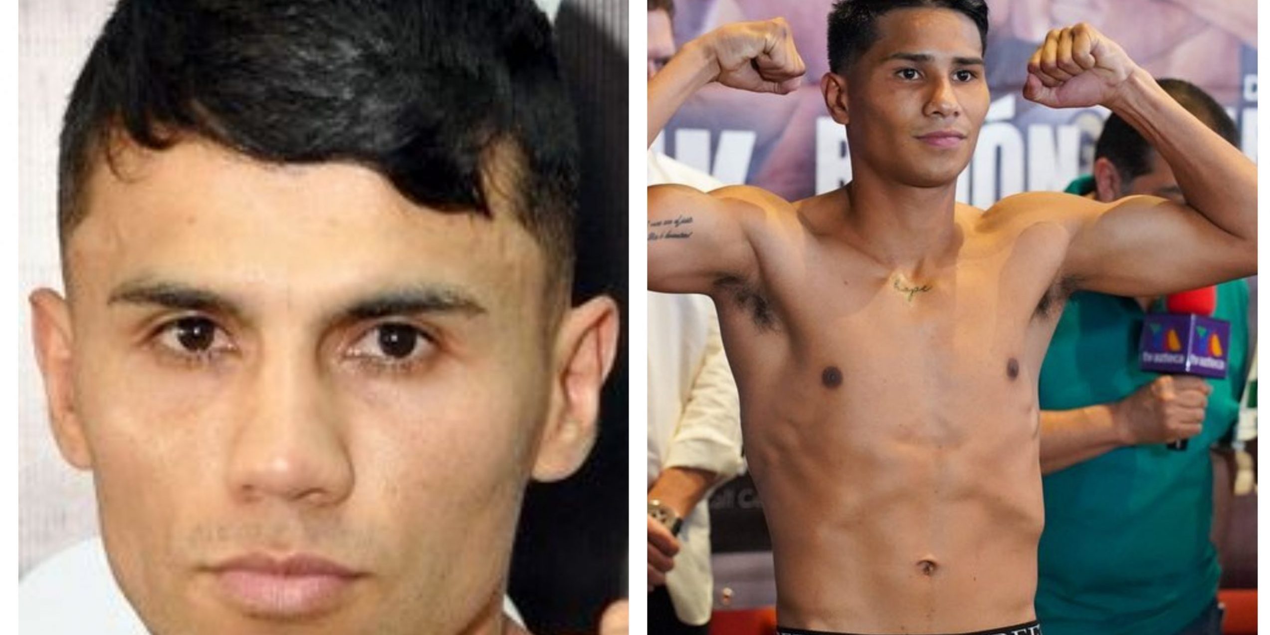 fotocomposición Yahir Alan Frank con Junior Leandro Zárate