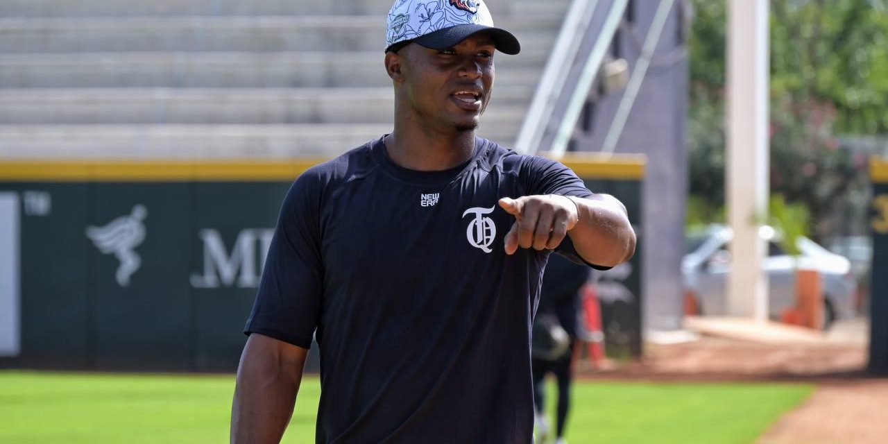 Roberto Caro, entrenamiento con los Tigres de Quintana Roo, del 120324 en Cancún