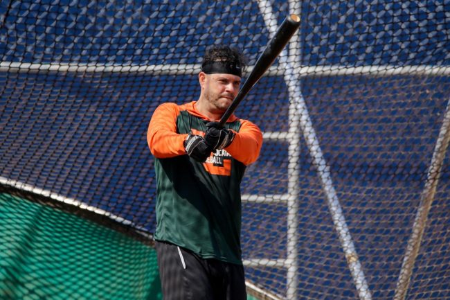 Wálter Ibarra pretremporada Leones de Yucatán, del 070324 en la Universidad Modelo