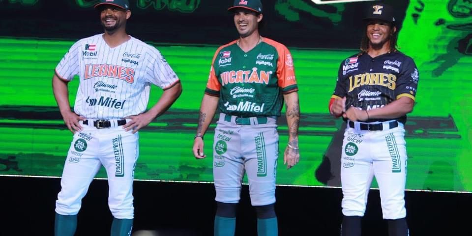 Leones de Yucatán, presentación del equipo, del 100424 en auditorio plaza la Isla