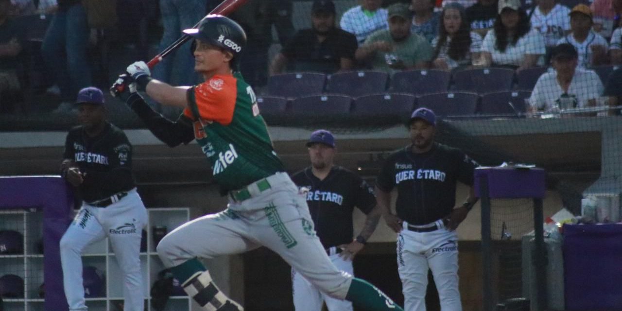Leones de Yucatán vs. Conspiradores de Querétaro, juego 14, 2o de la serie, serie empatada, 6×5, del 270424 en Querétaro, Tomo Otosaka