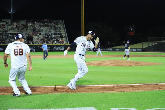 Tigres de Quintana Roo vs. Conspiradores de Querétaro, juego 2 para los Tigres, 2o de la serie, serie para los Tigres, 3×2, 15 del 130424 en Cancún, Alcides Escobar, dejó tendidos a los Conspiradores