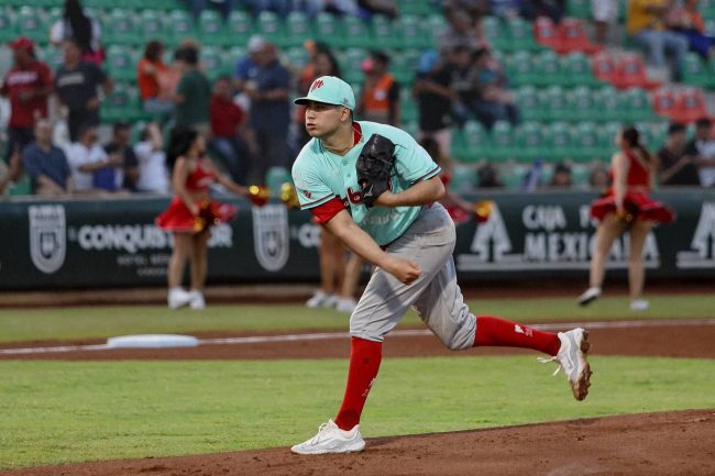 Diablos Rojos del México vs. Leones de Yucatán, juego 26, 2o de la serie, serie para los Diablos, 6×2, 1 del 110524 en Kanasín, José Luis Bravo, abridor y sin decisión