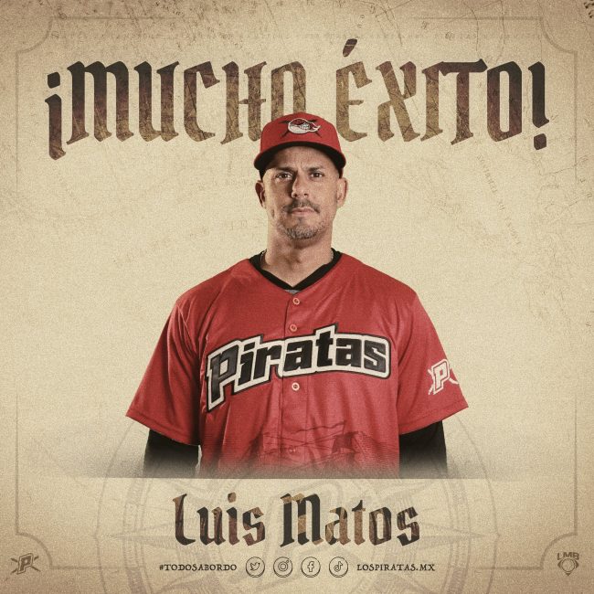Luis David Mato, cese de los Piratas de Campeche del 100524
