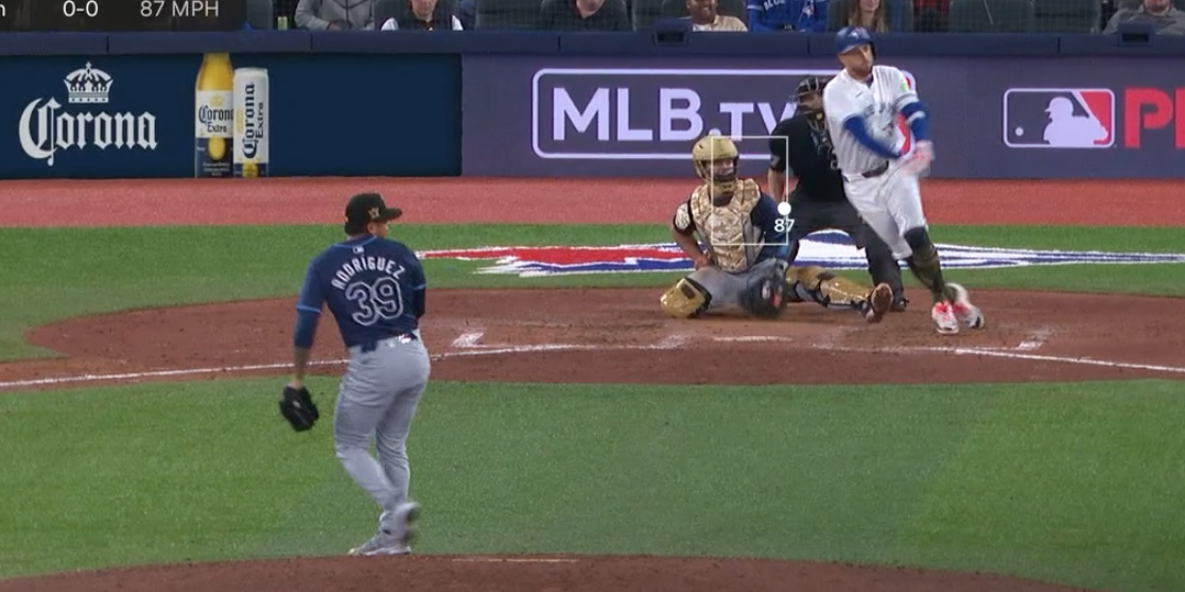Manuel Bolón Rodríguez vs. Toronto colgó cero, victoria 4×3 sobre azulejos, 2 del 170524 en Toronto