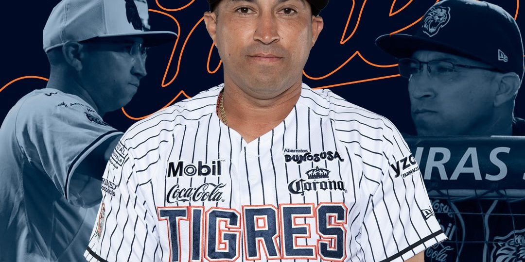 Carlos Alberto Chispa Gastélum con uniforme de los Tigres de Quintana Roo post de despido
