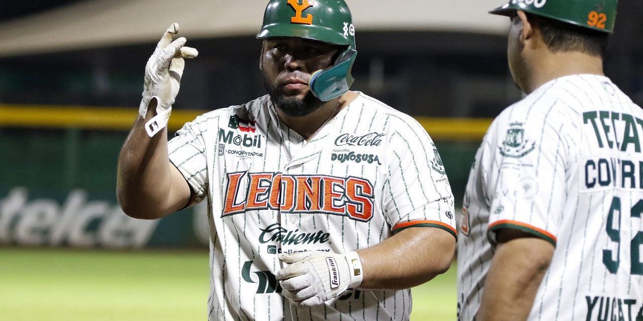 Leones de Yucatán vs. Bravos de León, juego 49, 1o de la serie, 10×2, 3 del 110624 en Kanasín, Luis Felipe Pepón Juárez