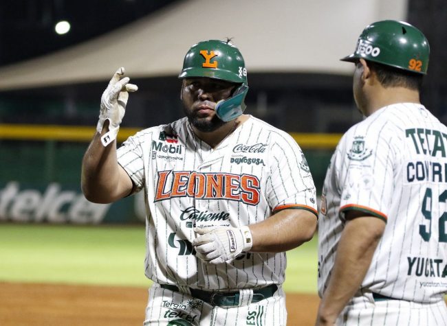 Leones de Yucatán vs. Bravos de León, juego 49, 1o de la serie, 10×2, 3 del 110624 en Kanasín, Luis Felipe Pepón Juárez