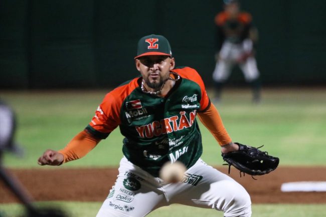 Leones de Yucatán vs. Saraperos de Saltillo, juego 41, 2o de la serie, serie empatada, 2×1, del 010624 en Kanasín, Yoanner Negrín, abridor y ganador, se puso 5-1