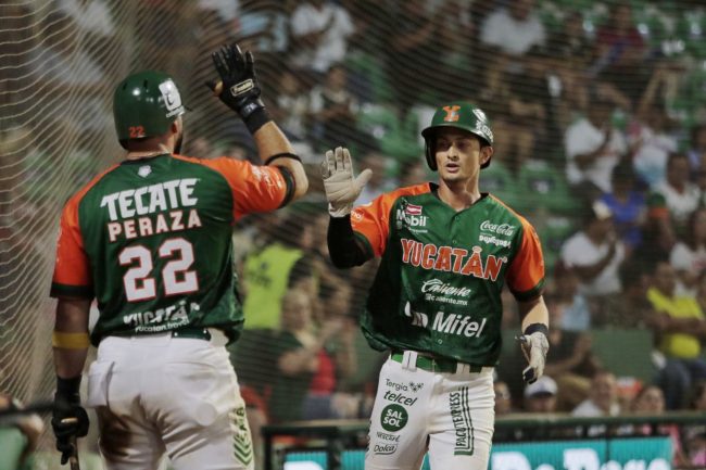 Leones de Yucatán vs. Tigres de Quintana Roo, juego 12 para ambos, 3o de la serie, serie para los Leones, 2×1, 2 del 250424 en Kanasín, Tomo Otosaka con José Peraza