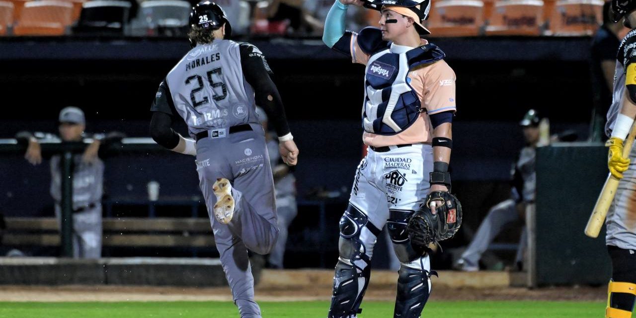 Olmecas de Tabasco vs. Tigres de Quintana Roo, juego 59, 2o de la serie, serie empatada, 7×5, 10 del 250624 en Cancún, Alexis Wilson y Roy Morales