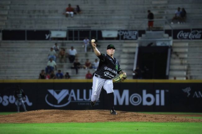 Olmecas de Tabasco vs. Tigres de Quintana Roo, juego 60 para los Tigres, 3o de la serie, serie para los Olmecas, 6×0, 4 del 260624 en Cancún, Nick Struck, abridor y ganador, se puso 7-4