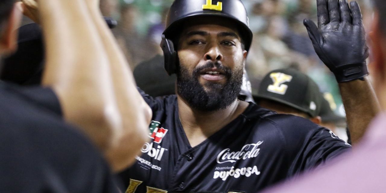 Saraperos de Saltillo vs. Leones de Yucatán, juego 40, 1o de la serie, 9×7, del 310524 en Kanasín, Art Charles, jorones 18 y 19