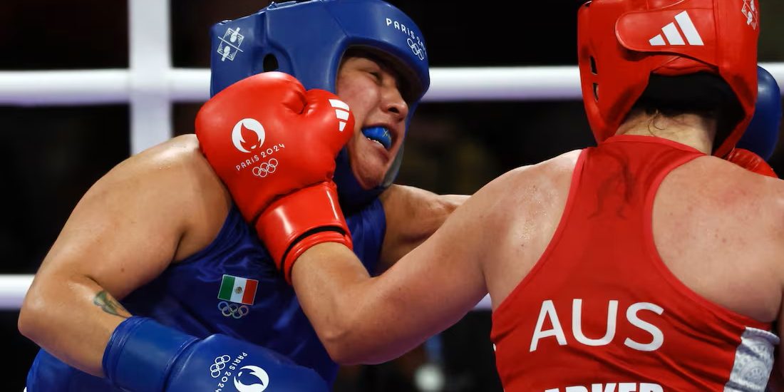 Caitlin Parker de Australia vs. Citlali Ortiz México, gdu 3 en octavos de final, calificó a cuartos de final, 2 del 310724 en París, Juegos Olímpicos de 2024