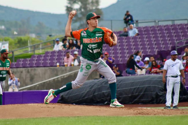 Leones de Yucatán vs. Conspiradores de Querétaro, juego 73, 2o de la serie, 1o doble cartelera, serie empatada, 1×0, 1 del 180724 en Querétaro, Francisco Haro, abridor y sin decisión