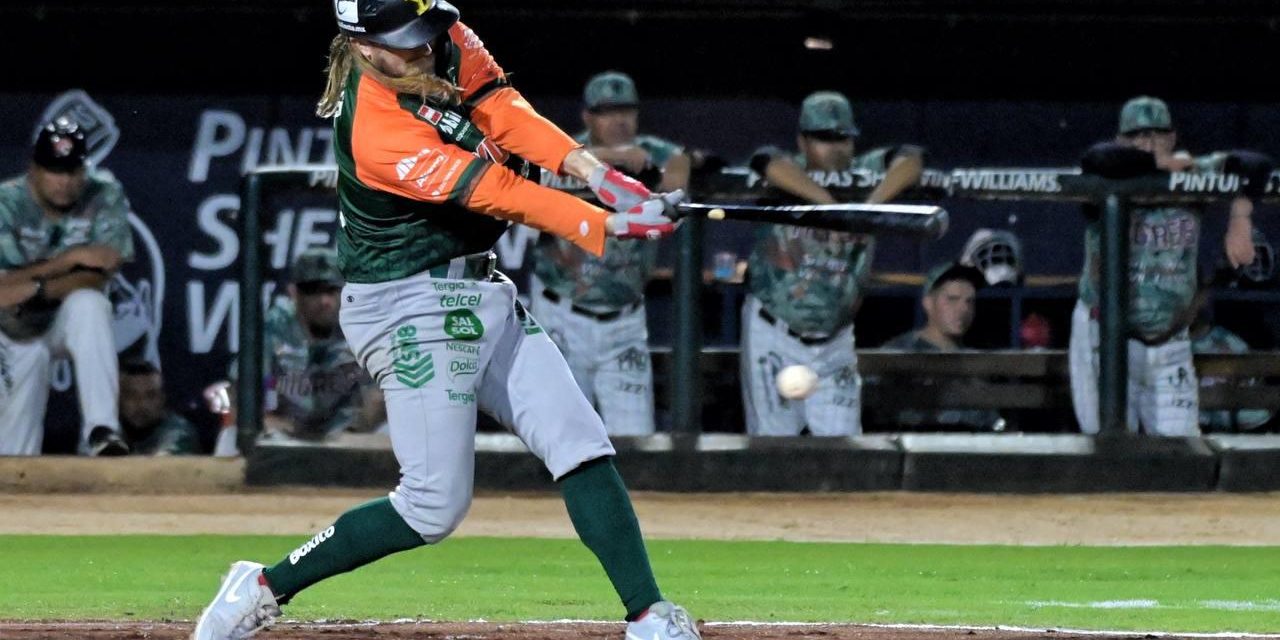 Leones de Yucatán vs. Tigres de Quintana Roo, juegos 60 y 64, respectivamente, 2o de la serie, 2o de la doble cartelera, serie empatada, 3×1, del 020624 en Cancún, Taylor Motter, hit del triunfo en la 5a