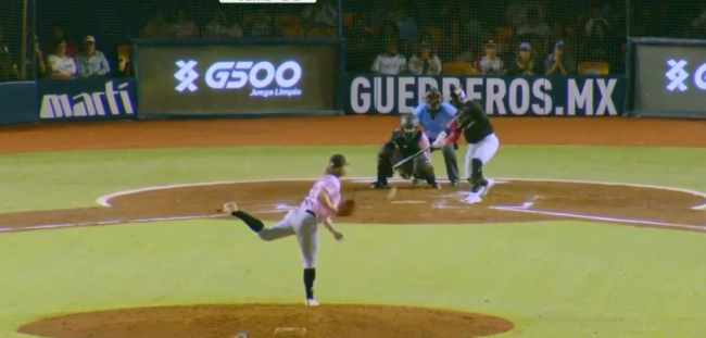Guerreros de Oaxaca vs. Leones de Yucatán, juego 5 primer play off, serie favor de oaxaca 3-2, 9×6, 1 del 090824 en Oaxaca