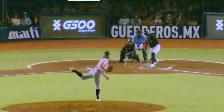 Guerreros de Oaxaca vs. Leones de Yucatán, juego 5 primer play off, serie favor de oaxaca 3-2, 9×6, 1 del 090824 en Oaxaca