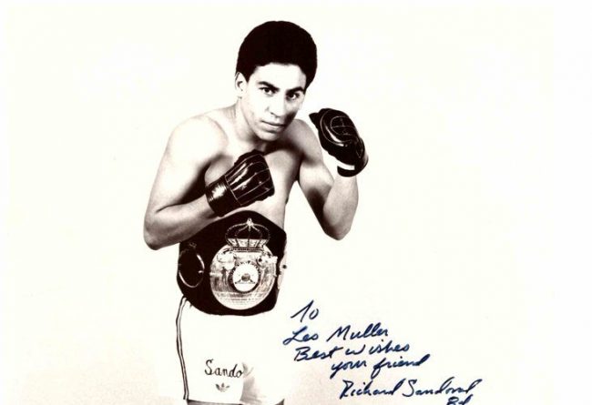 Ricardo Richie Sandoval, buena imagen en blanco y negro