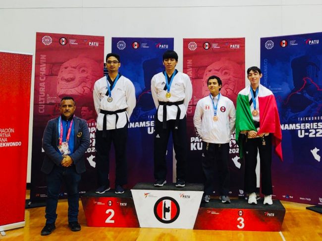Luis Mejía Chávez, medalla de oro en torneo panamericano en Perú, del 220924 en Lima