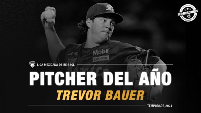 Trevor Bauer, designación como pítcher del año de la LMB 2024, del 270924